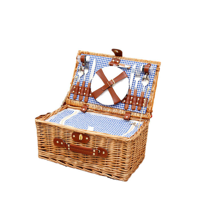 Insulated Wicker Picnic Basket | YeeyaHome