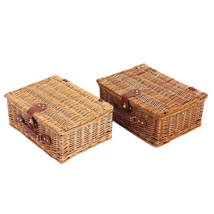 Woven Hamper With Lid | YeeyaHome
