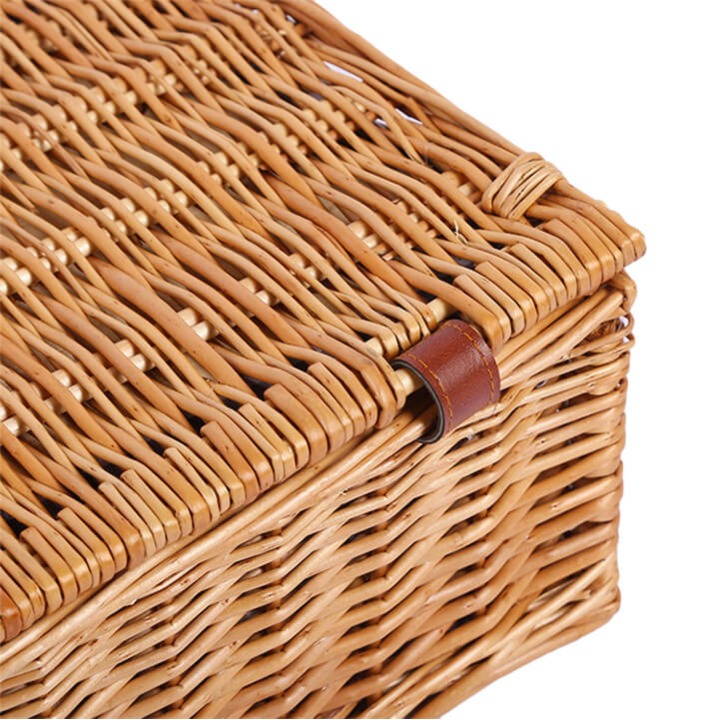 Woven Hamper With Lid | YeeyaHome