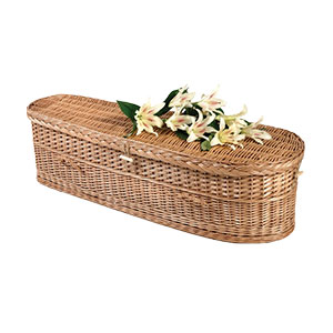 Wicker Coffin With Wildflowers | YeeyaHome