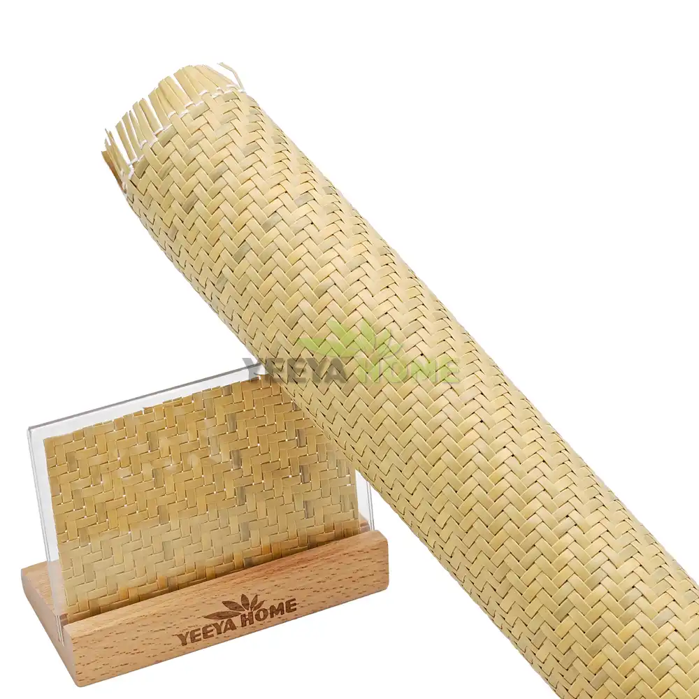 plastic closed twilled weave rattan cane webbing roll-yeeyahome