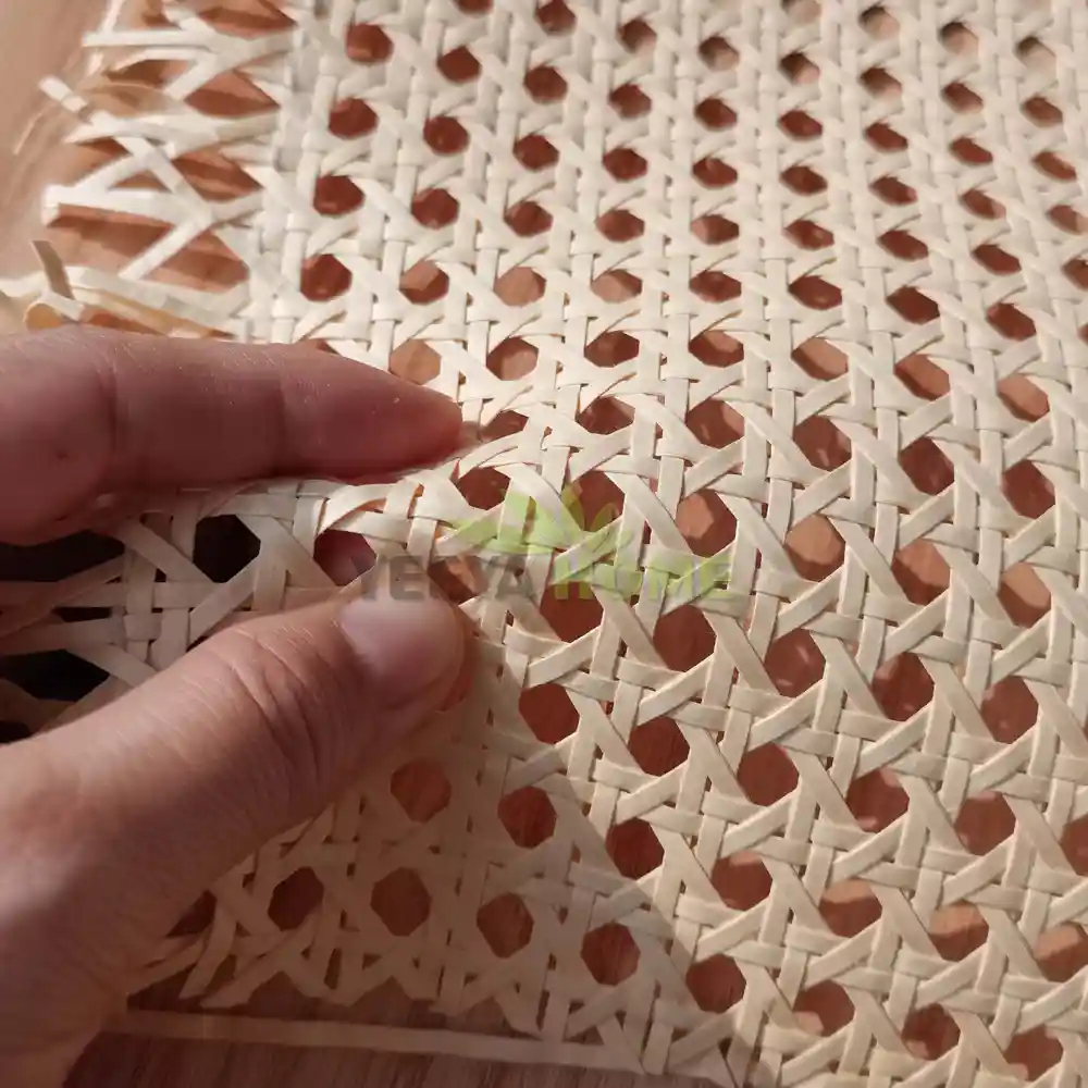 Paper 1/2″ Mesh Open Weave Rattan Webbing Roll (without fiber)-yeeyahome