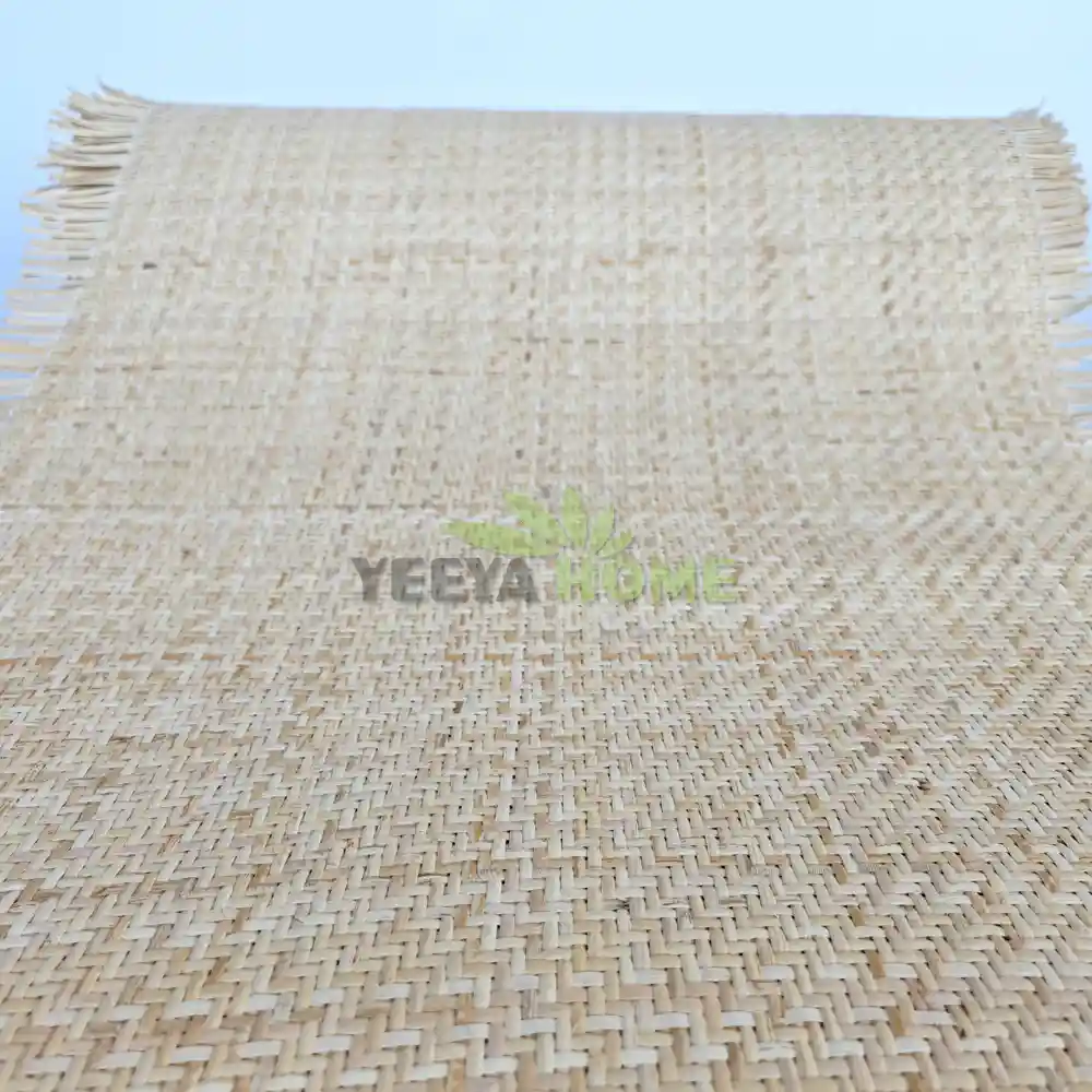 natural twilled closed weave rattan cane webbing roll