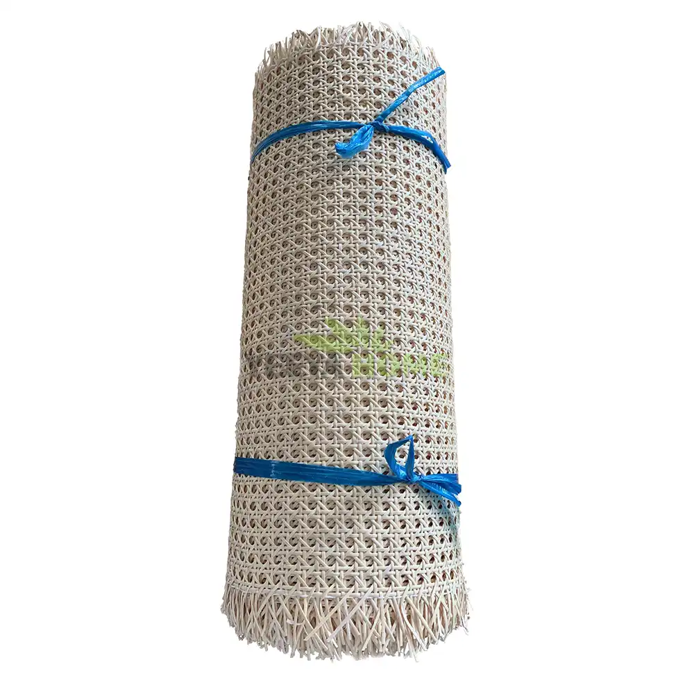 Factory Supply Semi-Bleached Rattan Cane Webbing Roll with Peel