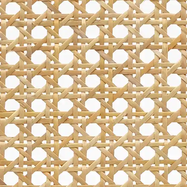 Natural Open Weave Octagonal Hole Rattan Cane Webbing Roll