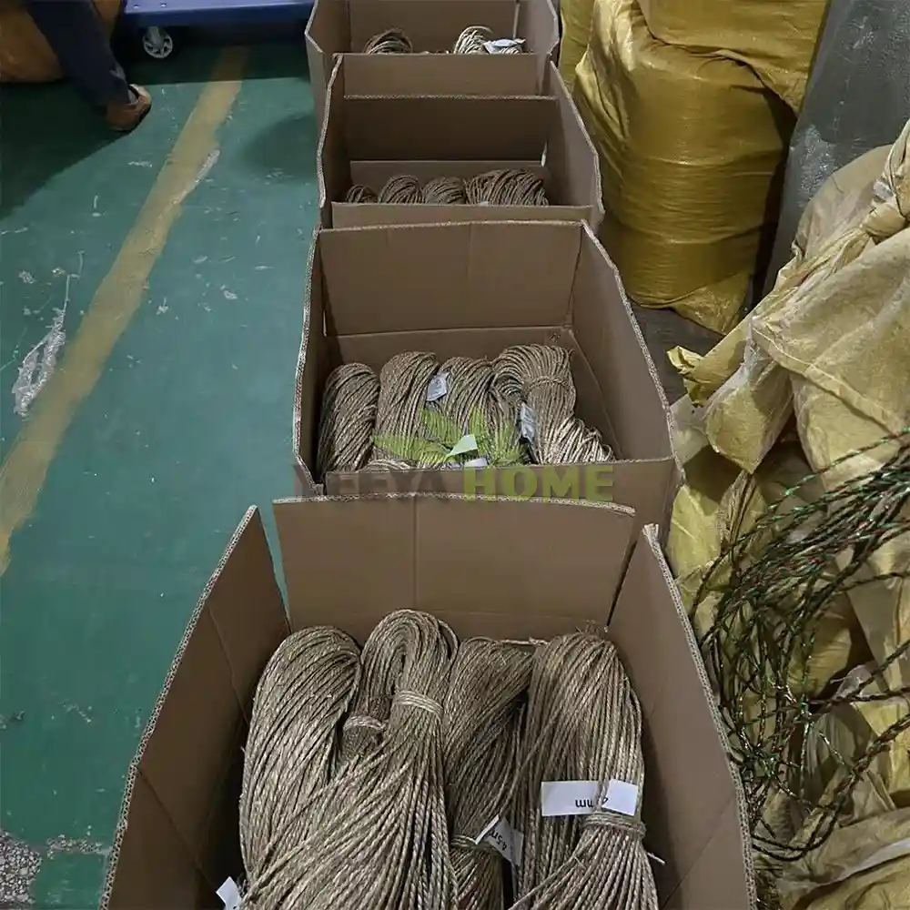two-ply seagrass rope in box