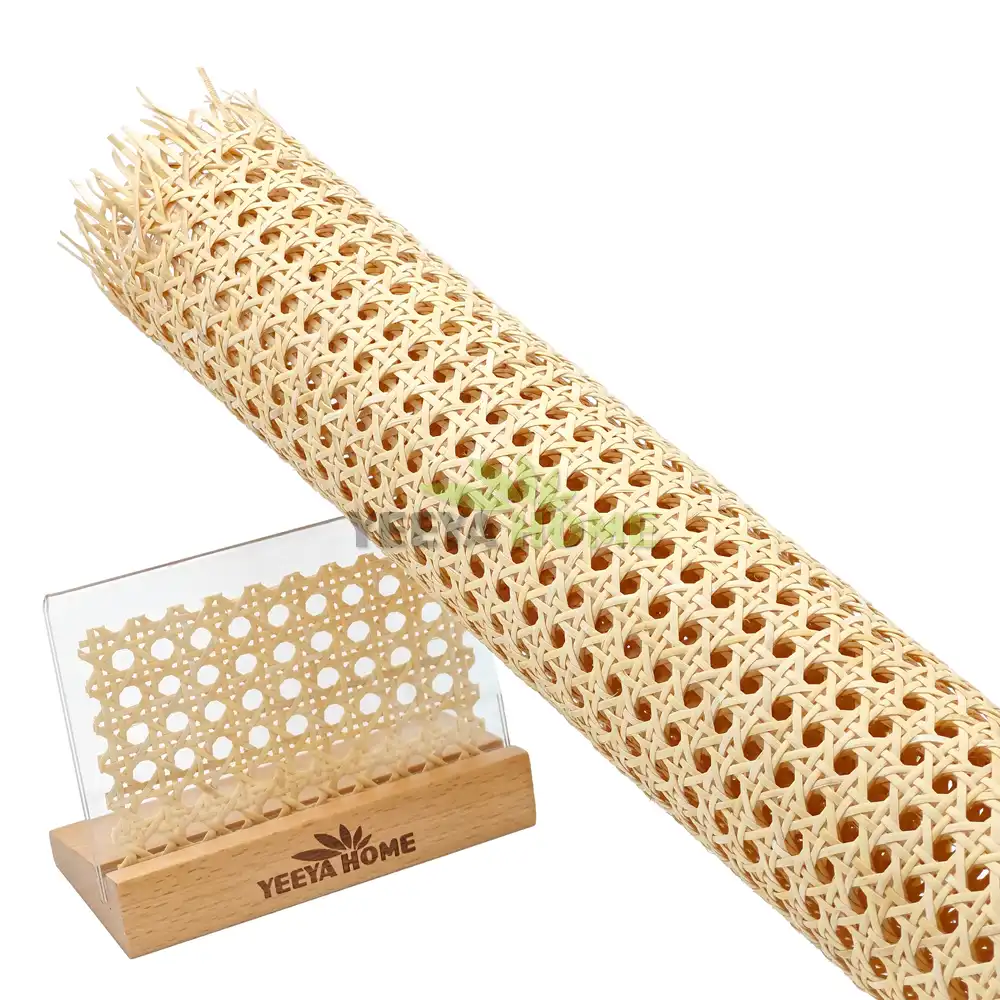 natural rattan cane webbing roll open weave