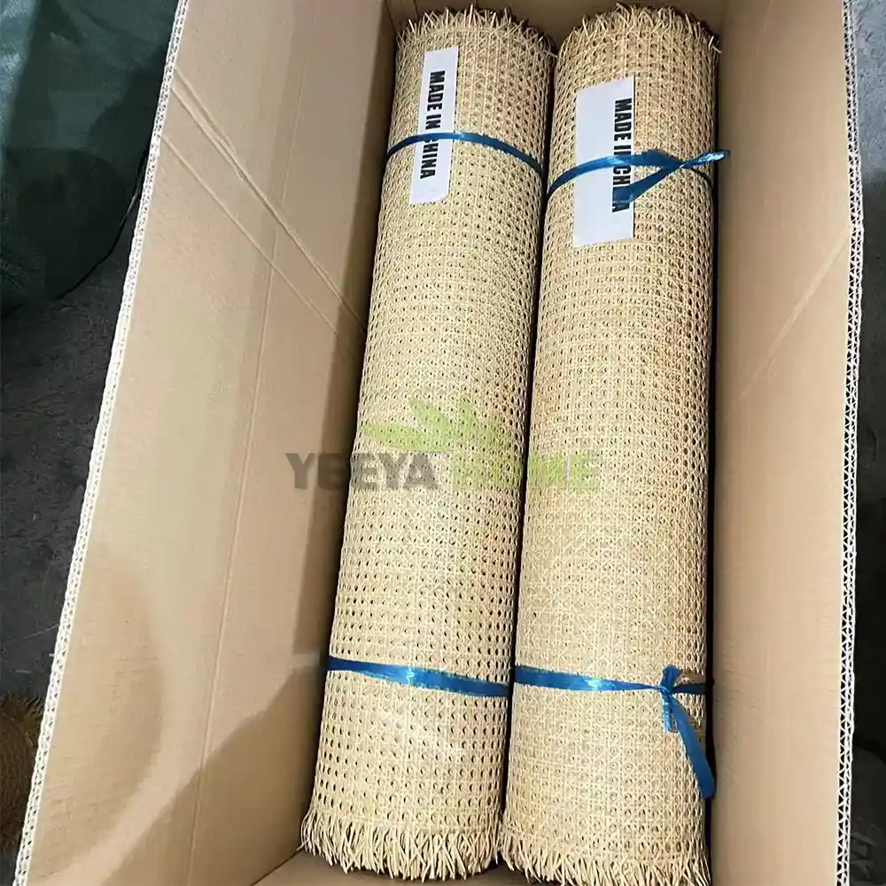 rattan webbing rolls packaging in box